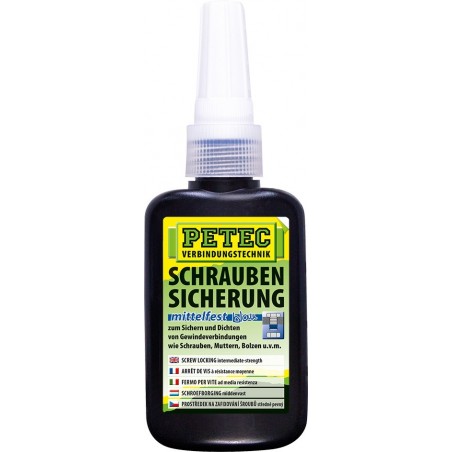 Schraubensicherung  MITTELFEST, 50 G  PE 91050