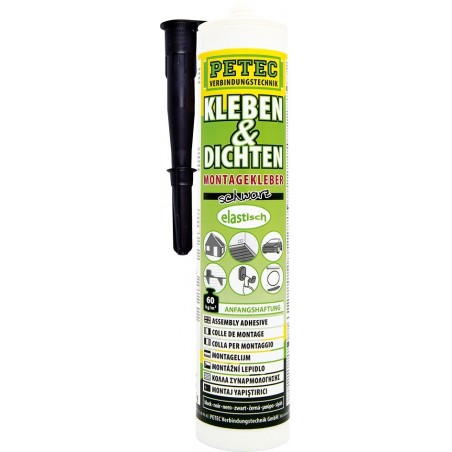 KLEBEN & DICHTEN ECOLINE, 290 ML, SCHWARZ  PE 94729